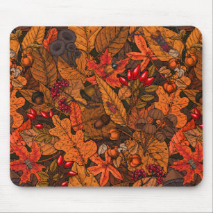 Autumn treasures mouse mat