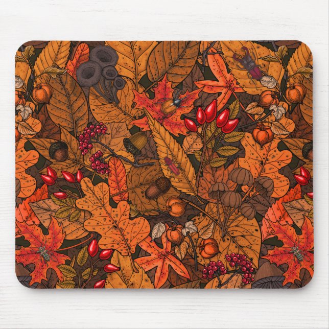 Autumn treasures mouse mat (Front)