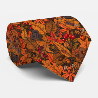 Autumn treasures tie