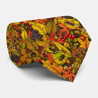 Autumn treasures tie