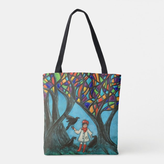 Autumn Treasures Tote Bag (Back)