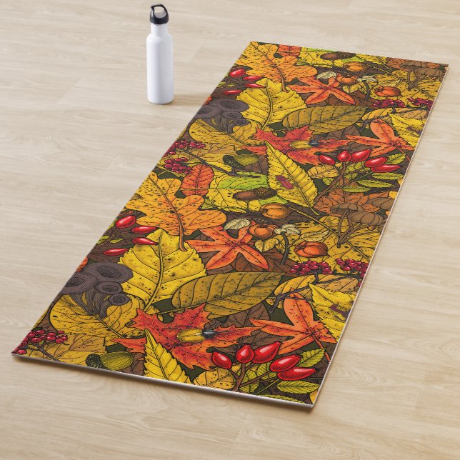 Autumn treasures yoga mat (In Situ)