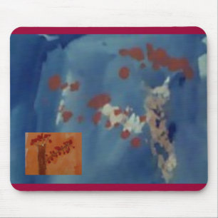 autumn tree 2, autumn tree by boo mouse mat