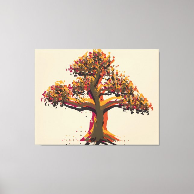 Autumn Tree Canvas Print (Front)