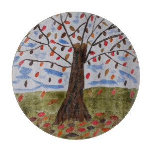 Autumn Tree Chopping Board