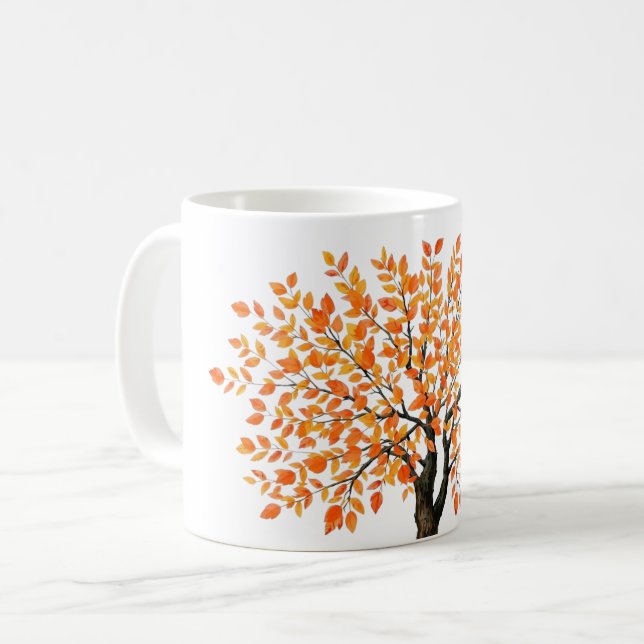 Autumn Tree Coffee Mug (Front Left)