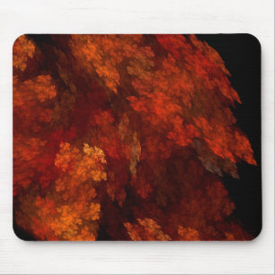 Autumn Tree In Firelight Mouse Mat