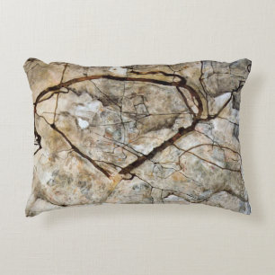 Autumn Tree in Movement by Egon Schiele Decorative Cushion