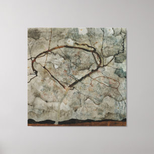 Autumn Tree in Stirred Air Canvas Print