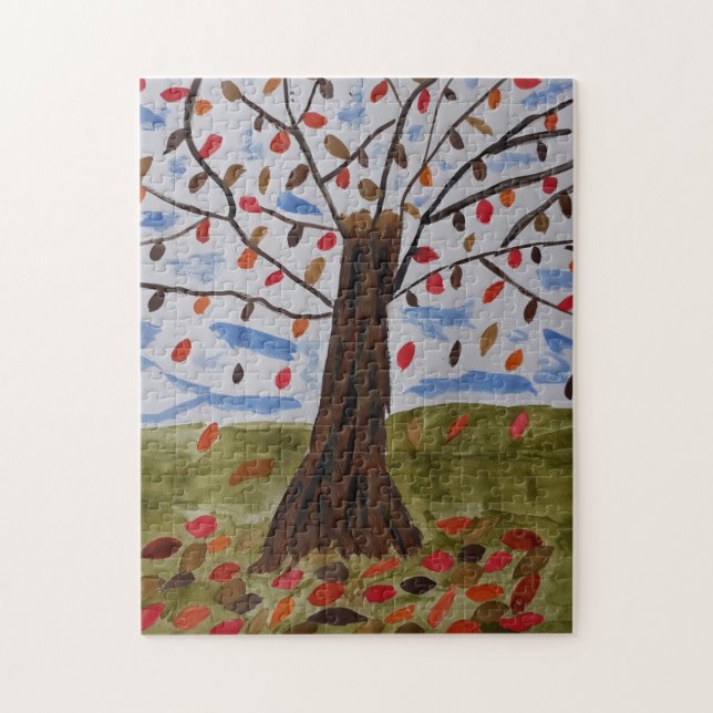 Autumn Tree Jigsaw Puzzle (Vertical)