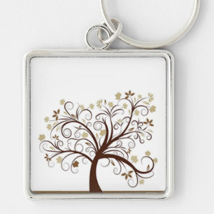 Autumn Tree Keychain