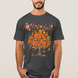 Autumn Tree Leaves Nature Forest Fall69 T-Shirt