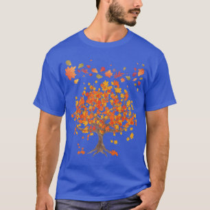 Autumn Tree Leaves Nature Forest FallT-Shirt T-Shirt