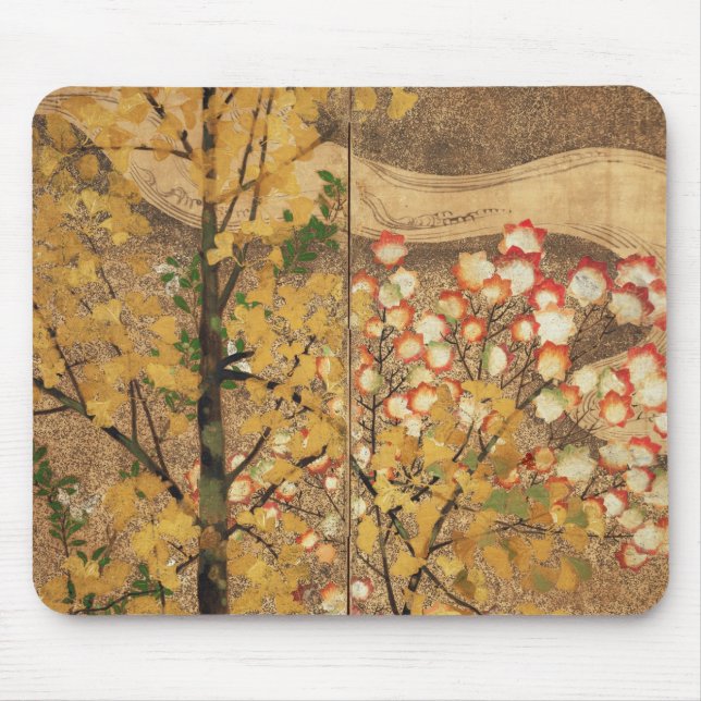Autumn Tree Mouse Mat (Front)