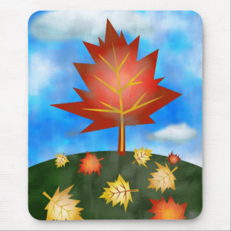 autumn-tree mouse mat