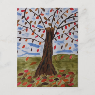 Autumn Tree Postcard
