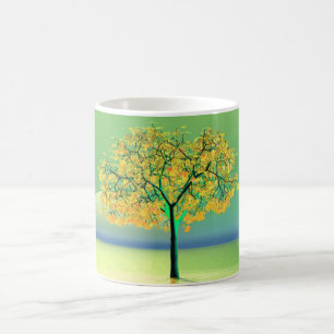 Autumn Tree Sunset Coffee Mug