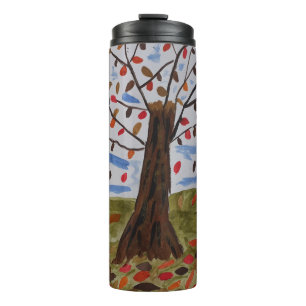 Autumn Tree Thermal Tumbler