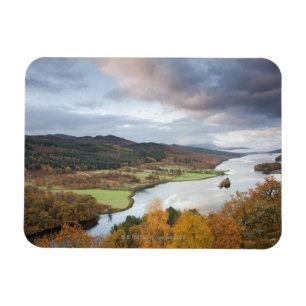 Autumn trees and Loch Faskally, Pitlochry Magnet