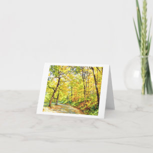 AUTUMN TREES card