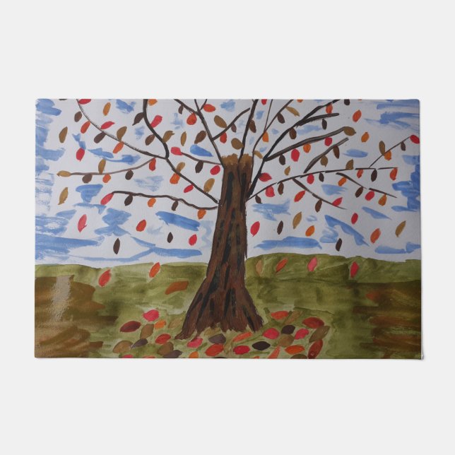 Autumn Trees Doormat (Front)