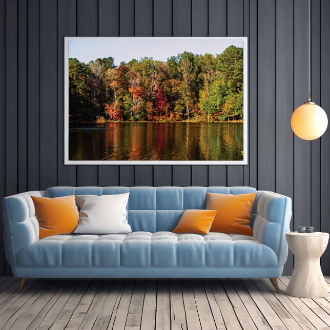 Autumn Trees from Other Side of River Poster (Creator Uploaded)