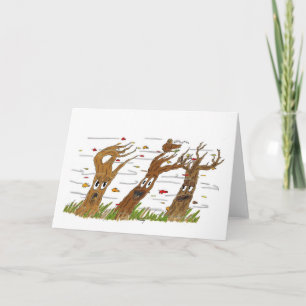 Autumn Trees Greeting Card