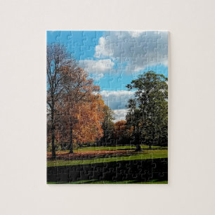Autumn trees jigsaw puzzle