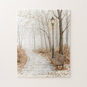 Autumn Trees Leaves Jigsaw Puzzle