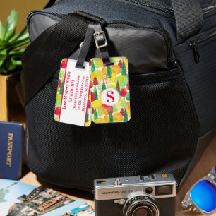 Autumn Trees Luggage Tag