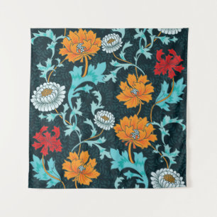 Autumn Trees Maple: Vintage Seamless Tapestry