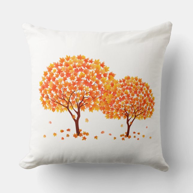 Autumn Trees Pillow (Front)