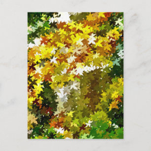 AUTUMN TREES POSTCARD