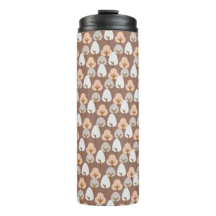 Autumn Trees Vintage Plant Pattern Thermal Tumbler