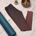 Autumn Trend Colour Mahogany Brown Ombre Leggings<br><div class="desc">Stylish Mahogany Brown subtle ombre leggings from our Autumn & Winter 2023/24 trend colours collection offer timeless charm. These Ombre Mahogany Red - Brown Leggings feature a gradient, fading from dark at the top to the lighter / brighter colour at the legs. These leggings are a great way to add...</div>