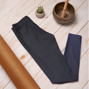 Autumn Trend Colour Navy Blue Ombre Leggings