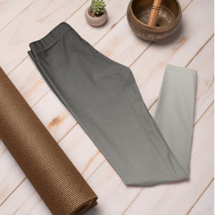 Autumn Trend Colour Silver Grey Ombre Leggings
