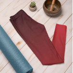 Autumn Trend Colour Vibrant Red Ombre Leggings<br><div class="desc">Stylish Vibrant Red Colour subtle ombre leggings from our Autumn & Winter 2023/24 trend colours collection offer timeless charm. These Ombre bright, bold red Leggings feature a gradient, fading from dark at the top to the lighter / brighter colour at the legs. Vibrant red could be described as a deep...</div>