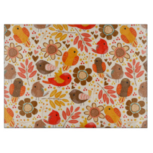Autumn Tweet Cutting Board