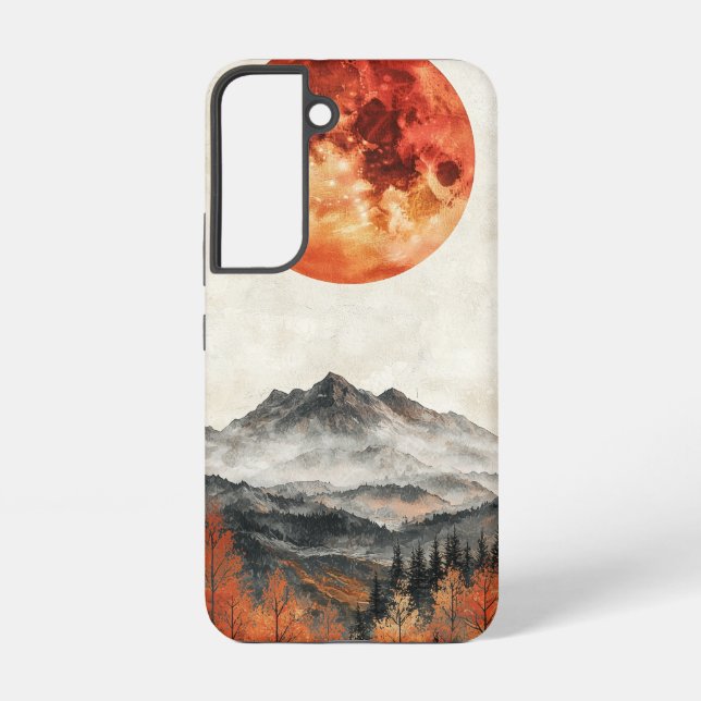 Autumn Twilight Peaks Phone Case (Back)