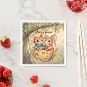 Autumn Twin Baby Shower Napkin