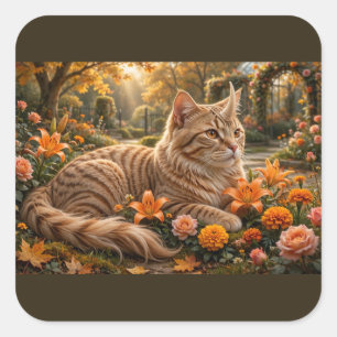 Autumn Unicat Garden Sticker