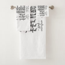 Autumn Vibes Bathroom Towel Set