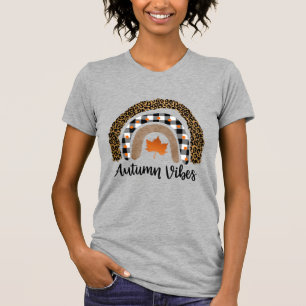 Autumn Vibes Boho Rainbow Women's T-Shirt