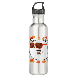 Autumn Vibes Cute Ghost Classic T-Shirt 710 Ml Water Bottle