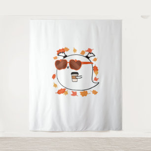 Autumn Vibes Cute Ghost Classic T-Shirt Tapestry