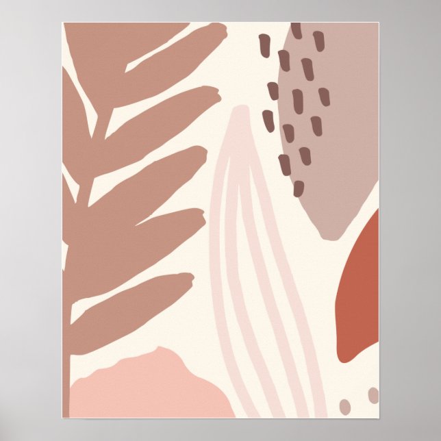 Autumn Vibes #earthtones #digitalart Poster (Front)