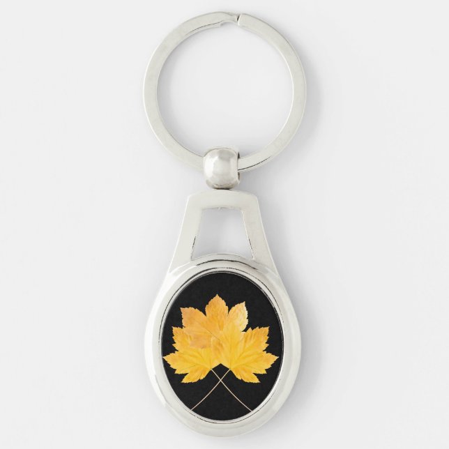 Autumn vibes key ring (Front)