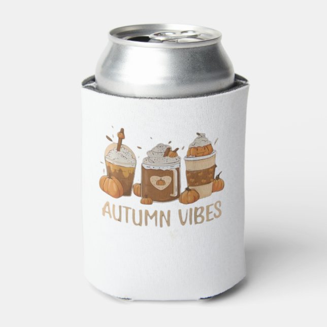 AUTUMN VIBES Oversized T-Shirt.png Can Cooler (Can Front)