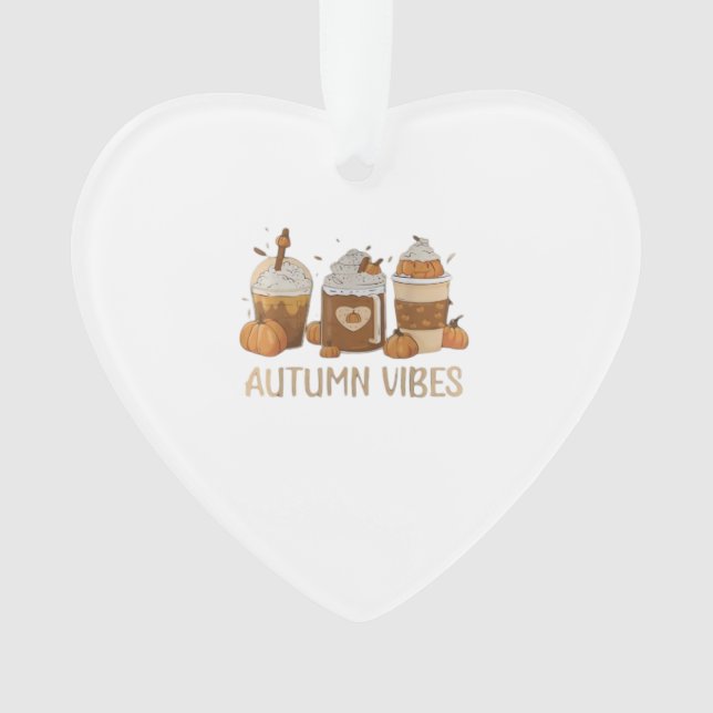 AUTUMN VIBES Oversized T-Shirt.png Ornament (Front)